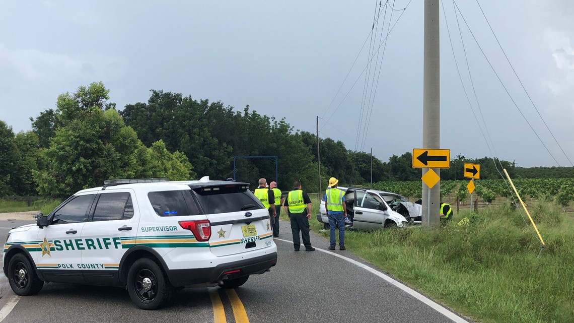 Woman killed, son injured after car hits pole in Polk County - Vimarsana News