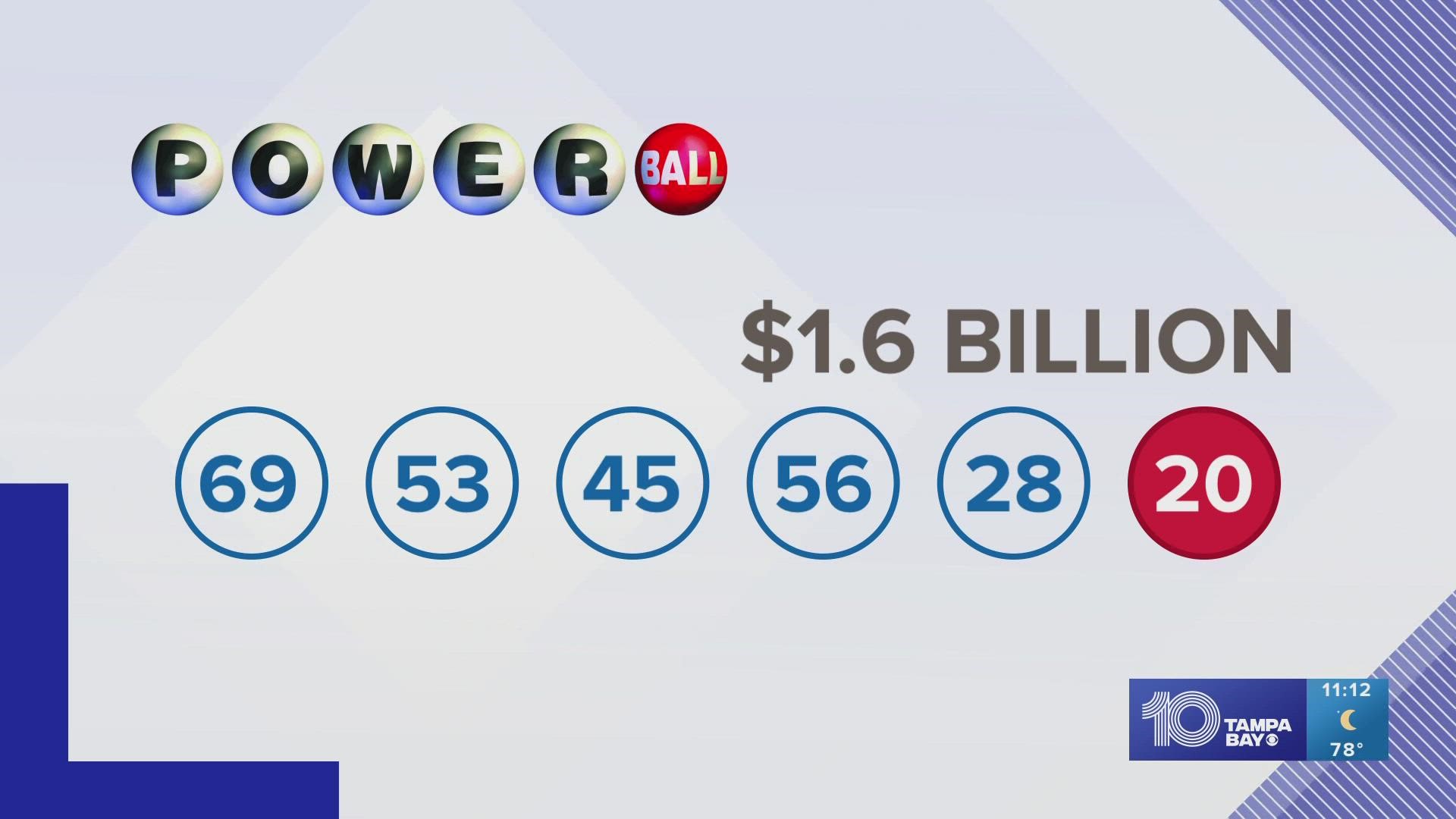 Powerball lotto numbers shop for last night