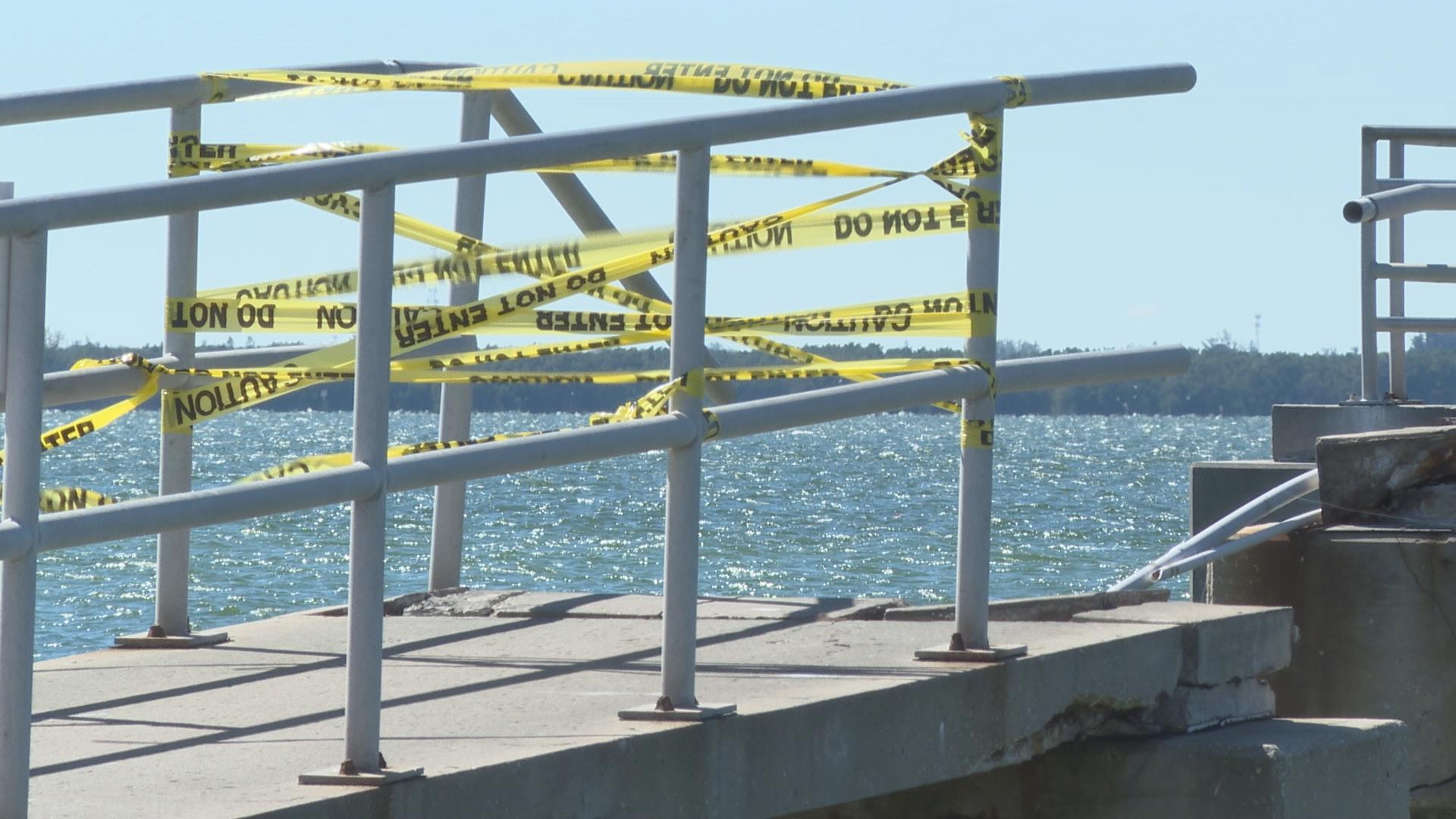 Pier Collapse Part of Picnic Island fishing pier collapses in Tampa | wtsp.com
