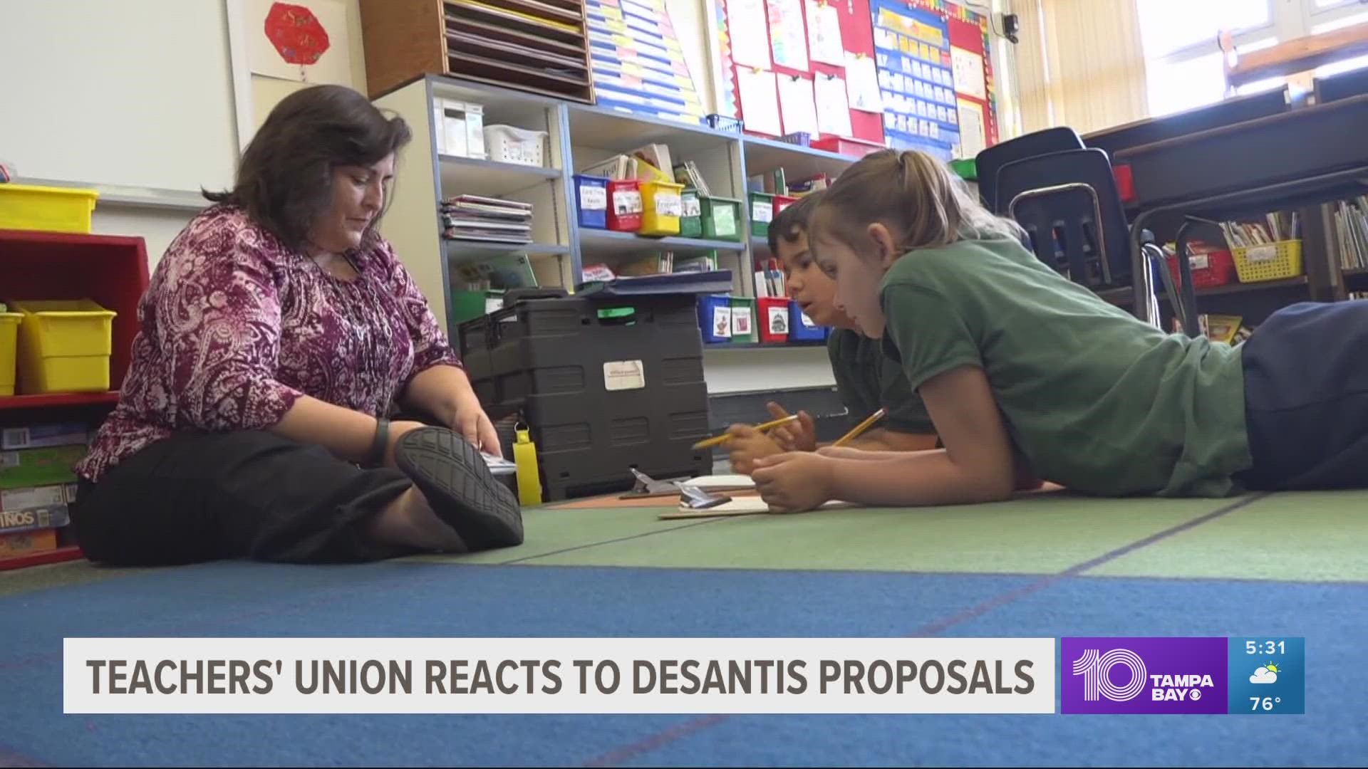 The announcement came as part of a promotion of $1 billion in teacher pay raises.