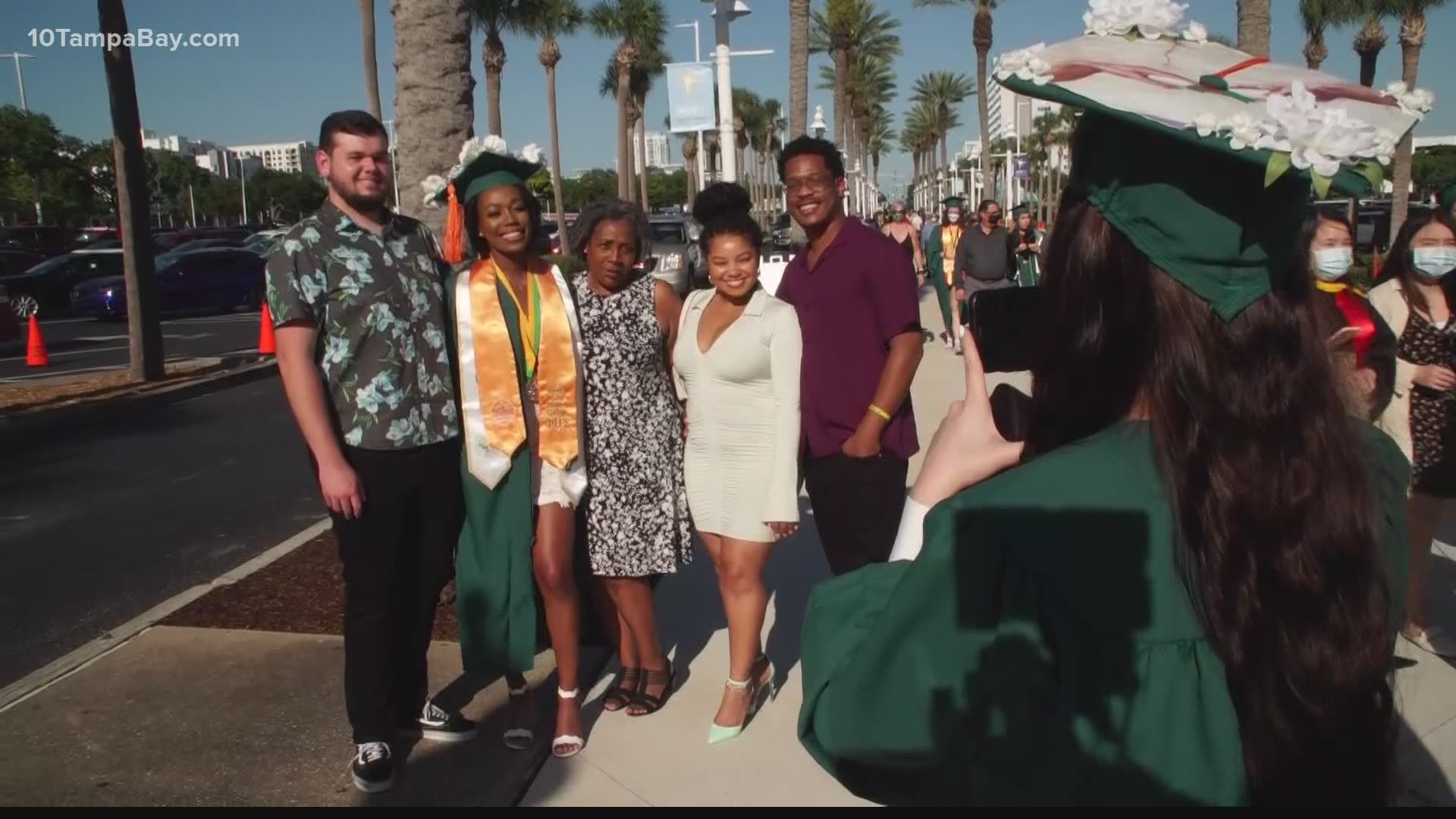 USF has first inperson graduation since COVID pandemic began