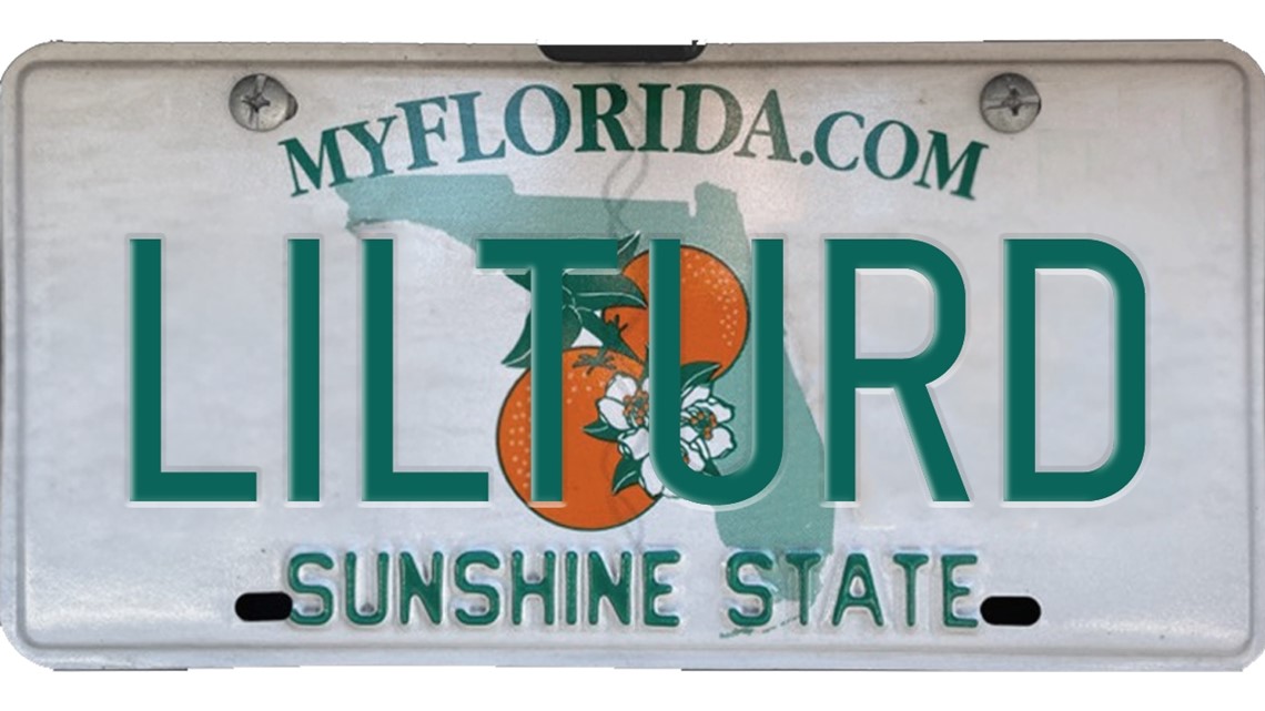 List Rejected Florida License Plates Too Vulgar To Be Stamped 9435