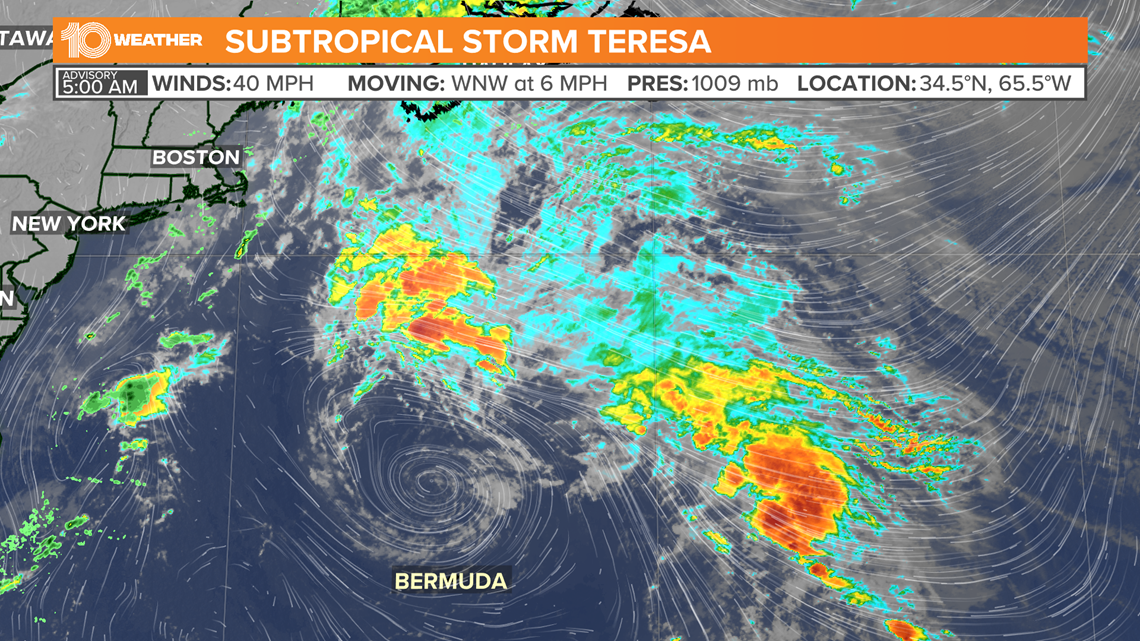 NHC: Subtropical Storm Teresa Remains Poorly Organized | Wtsp.com