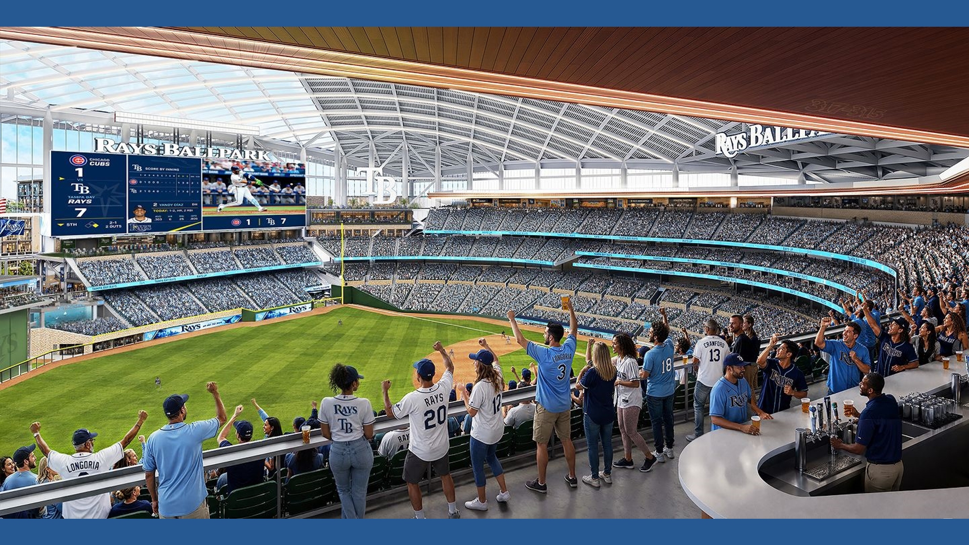 Tampa Bay Rays unveil inside renderings of new stadium project | wtsp.com