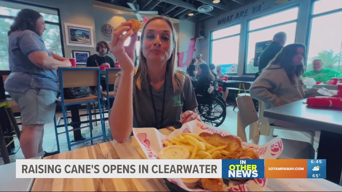Raising Cane's opens its first location in Tampa Bay