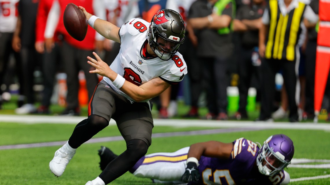 Bucs top Vikings behind Baker Mayfield's 2 touchdowns in first game of  post-Tom Brady era