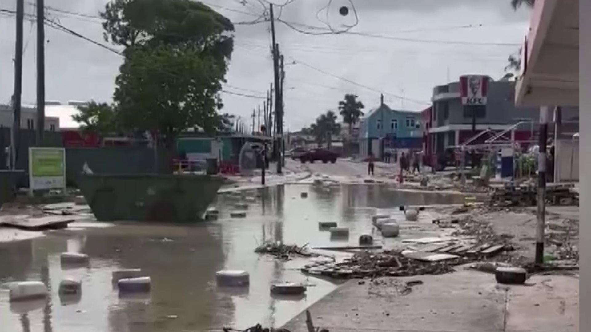 Hurricane Beryl made landfall as a Category 4 storm on the island of Carriacou in Grenada.