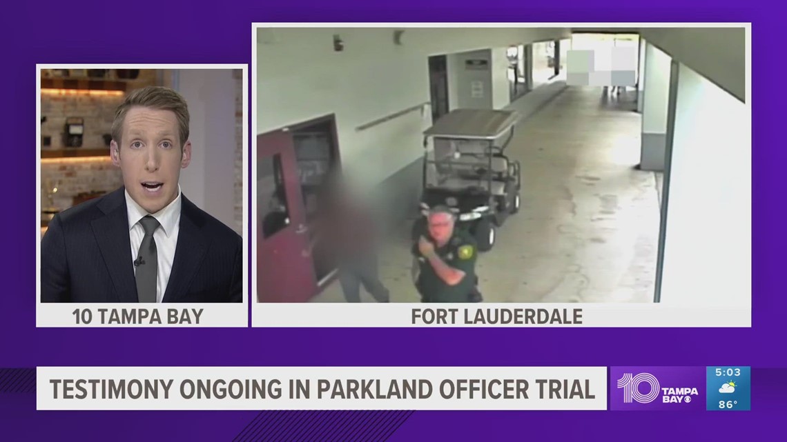 Off-duty officer testifies he didn't know just where shots fired from during Parkland massacre