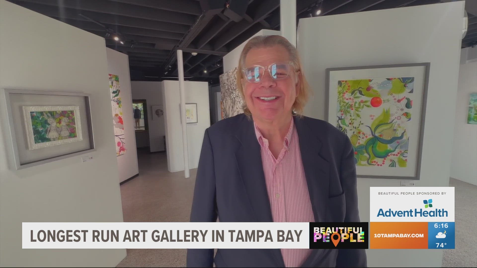 ​Today, we'd like you to meet Michael Murphy. He's the owner of the longest-running art gallery in Tampa, aptly named the Michael Murphy Gallery.