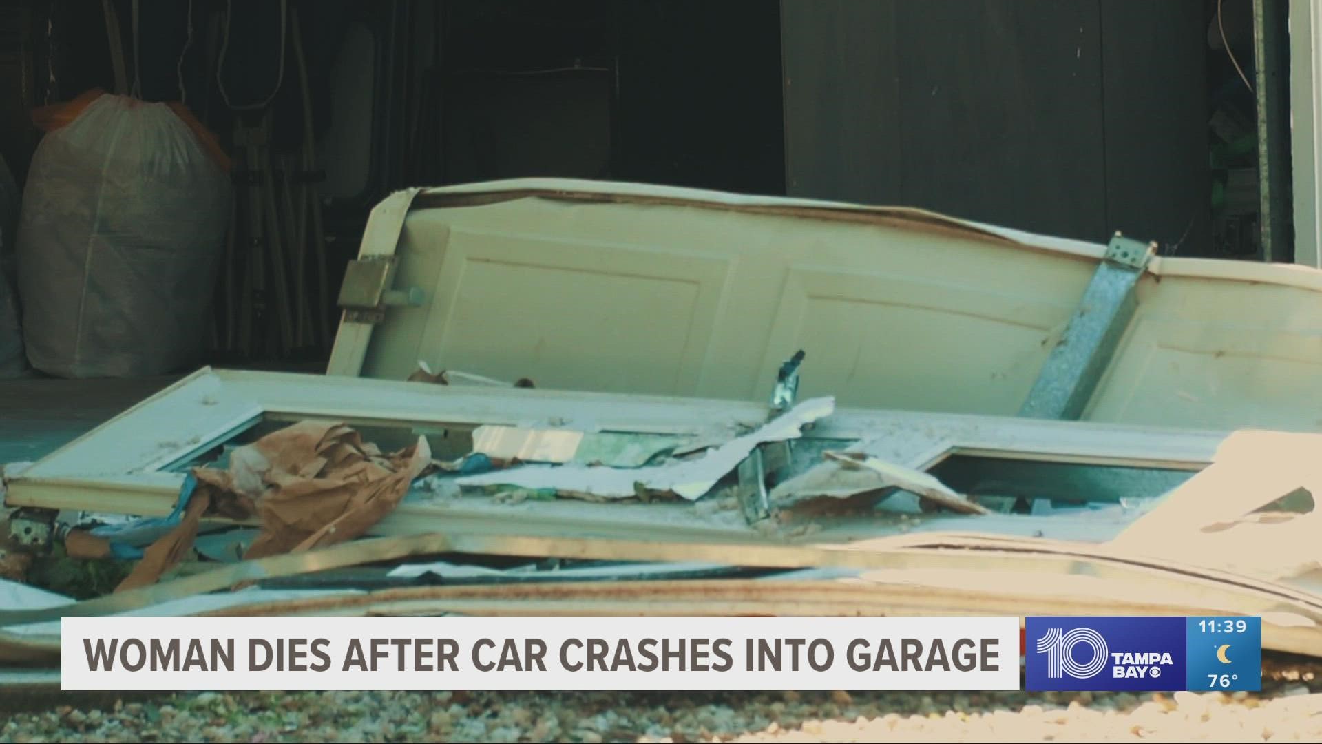 It's reported the women were inside the garage during the crash, according to several witnesses.