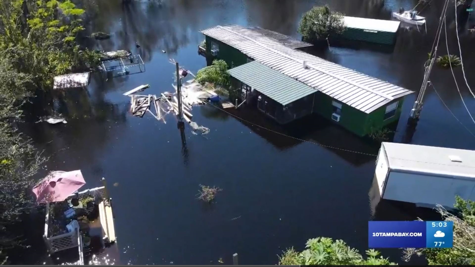 Currently cresting at 19.6 feet, the river is causing major issues in Pasco and Hernando Counties.