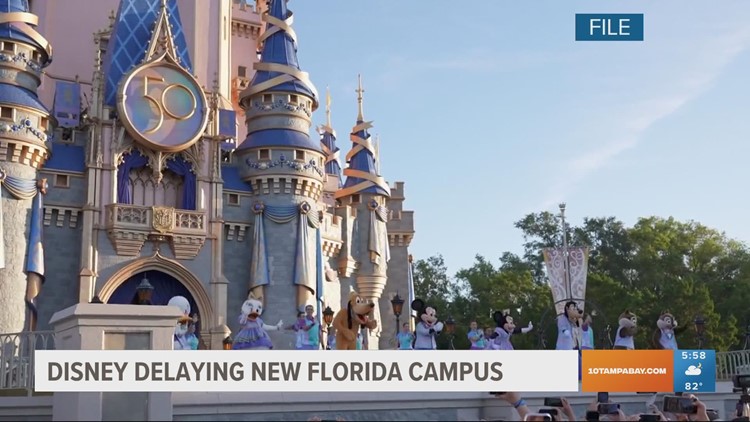 Disney delaying Florida campus – but not because of tensions