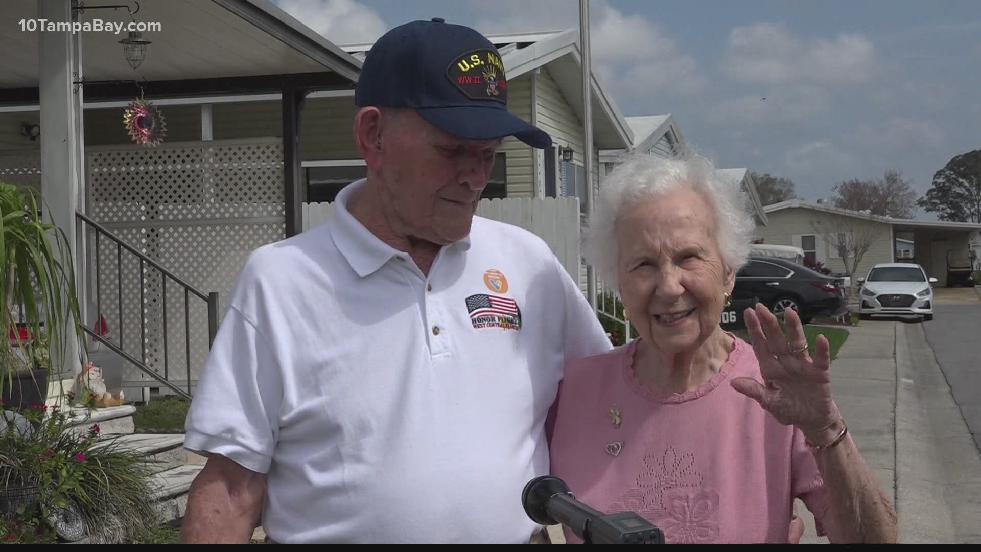 The Navy veteran who lived through 17 presidents still can't believe he was visited by a governor.