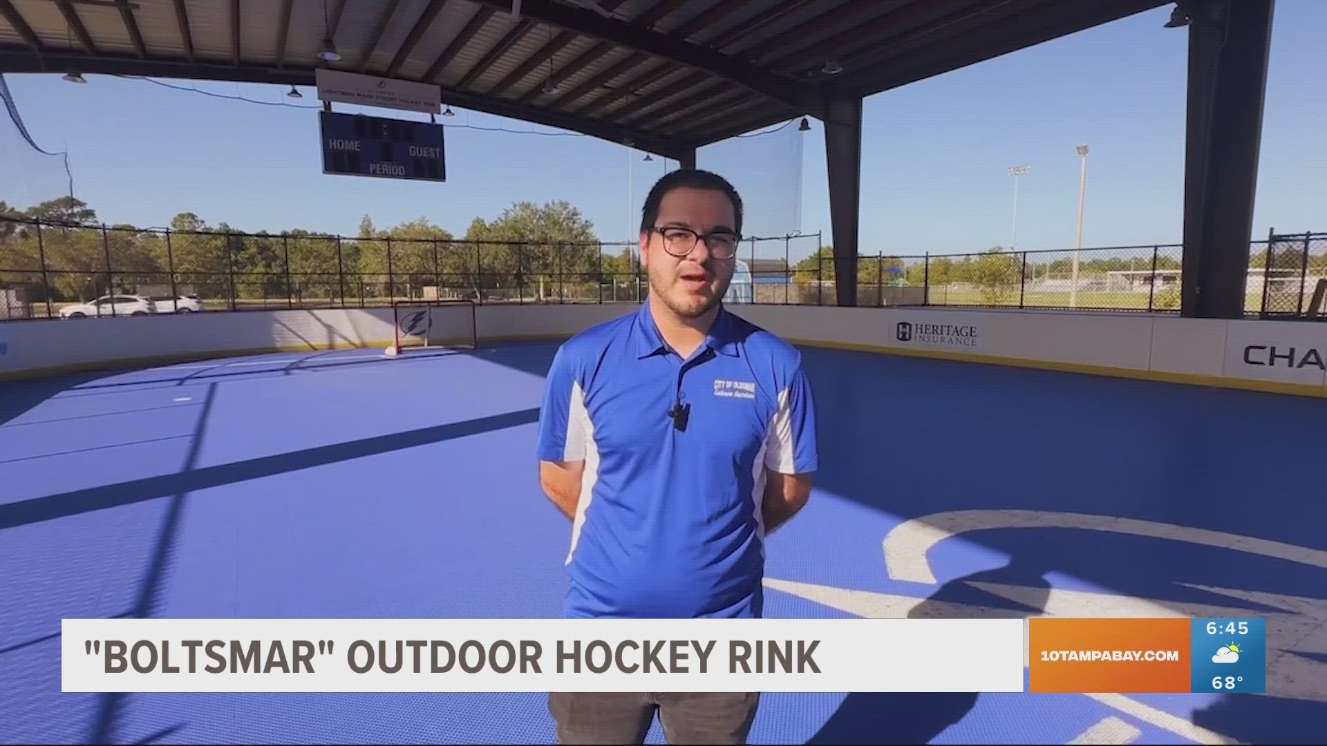 Jabari Thomas talks with local skaters and introduces us to Oldsmar's outdoor ice rink.