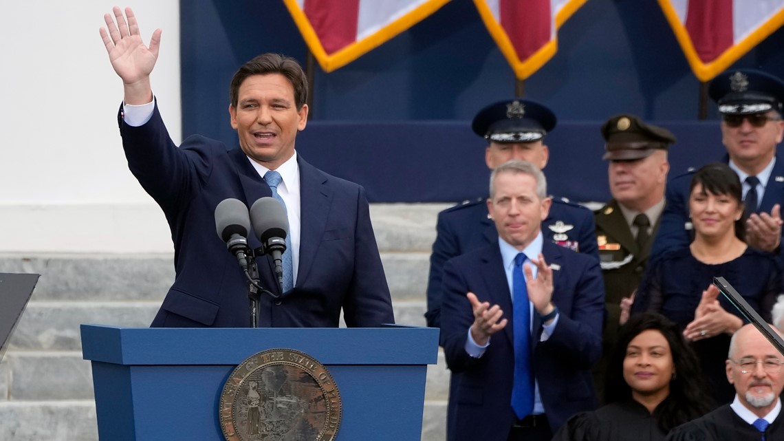 Gov. DeSantis takes oath in 2nd term inauguration in Florida | wtsp.com