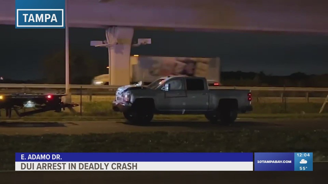 Driver arrested for DUI in deadly Tampa crash | wtsp.com