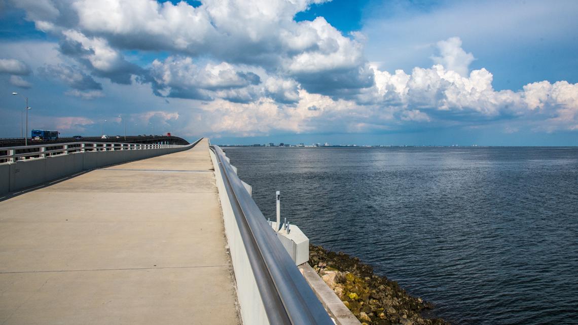 Courtney Campbell Causeway Pedestrian Trail temporarily closed | wtsp.com