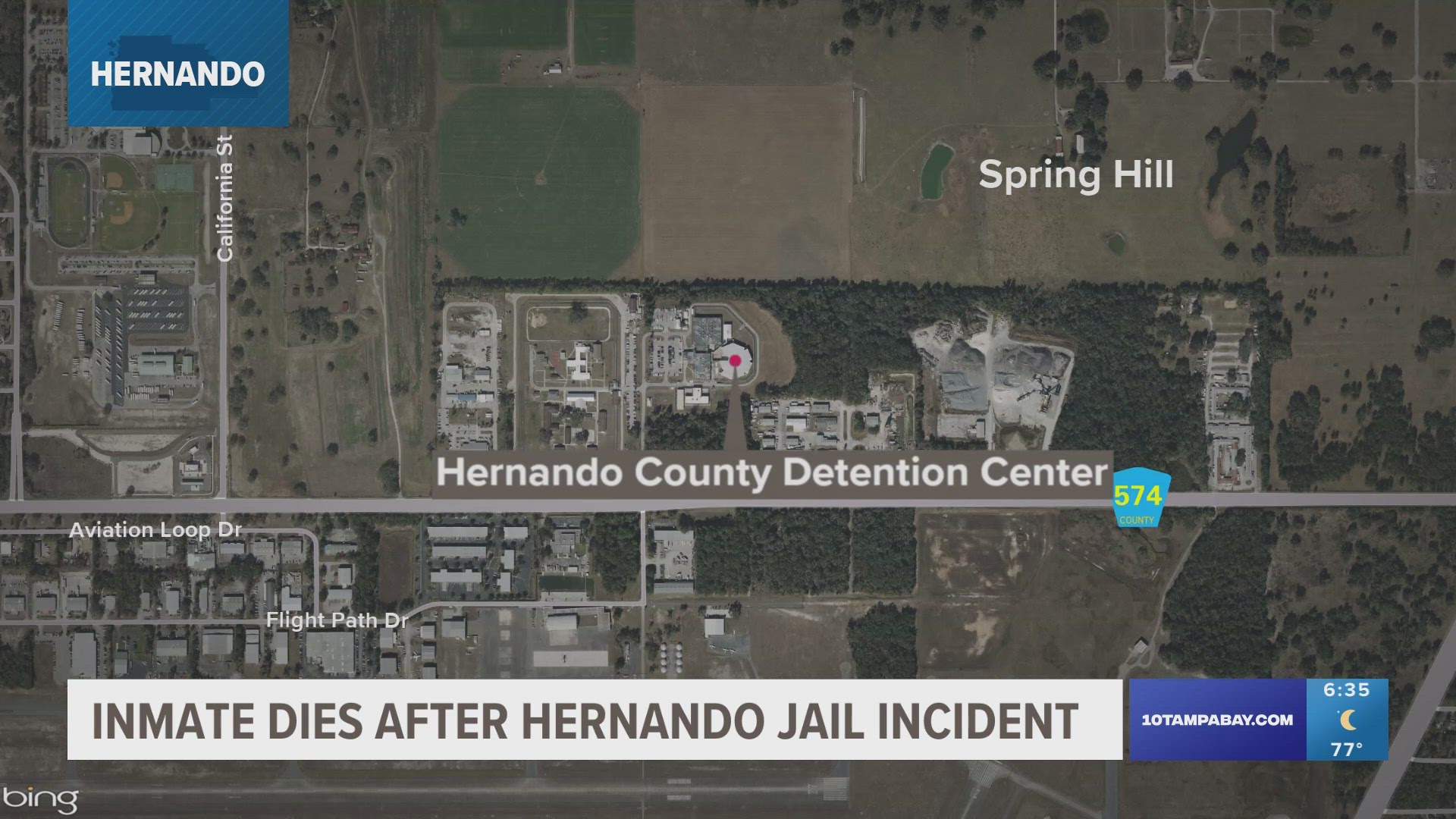The male inmate died on Saturday. It is unclear what the incident was that landed him in the hospital.
