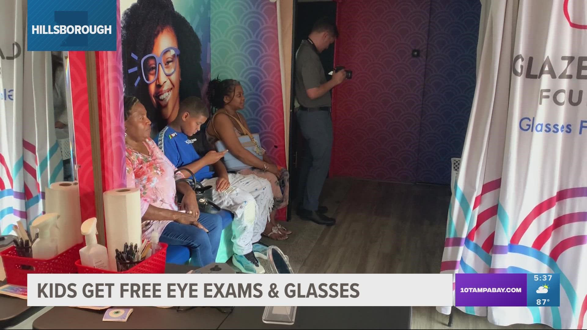 In June, some county tax collector locations will partner with two local organizations to provide the free eye services to children ages 5 to 17.