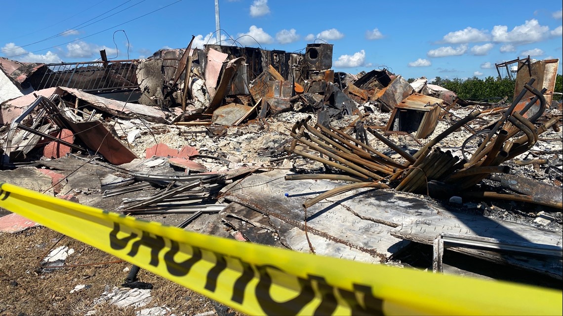 Apartment fire during Hurricane Ian leaves residents with nothing