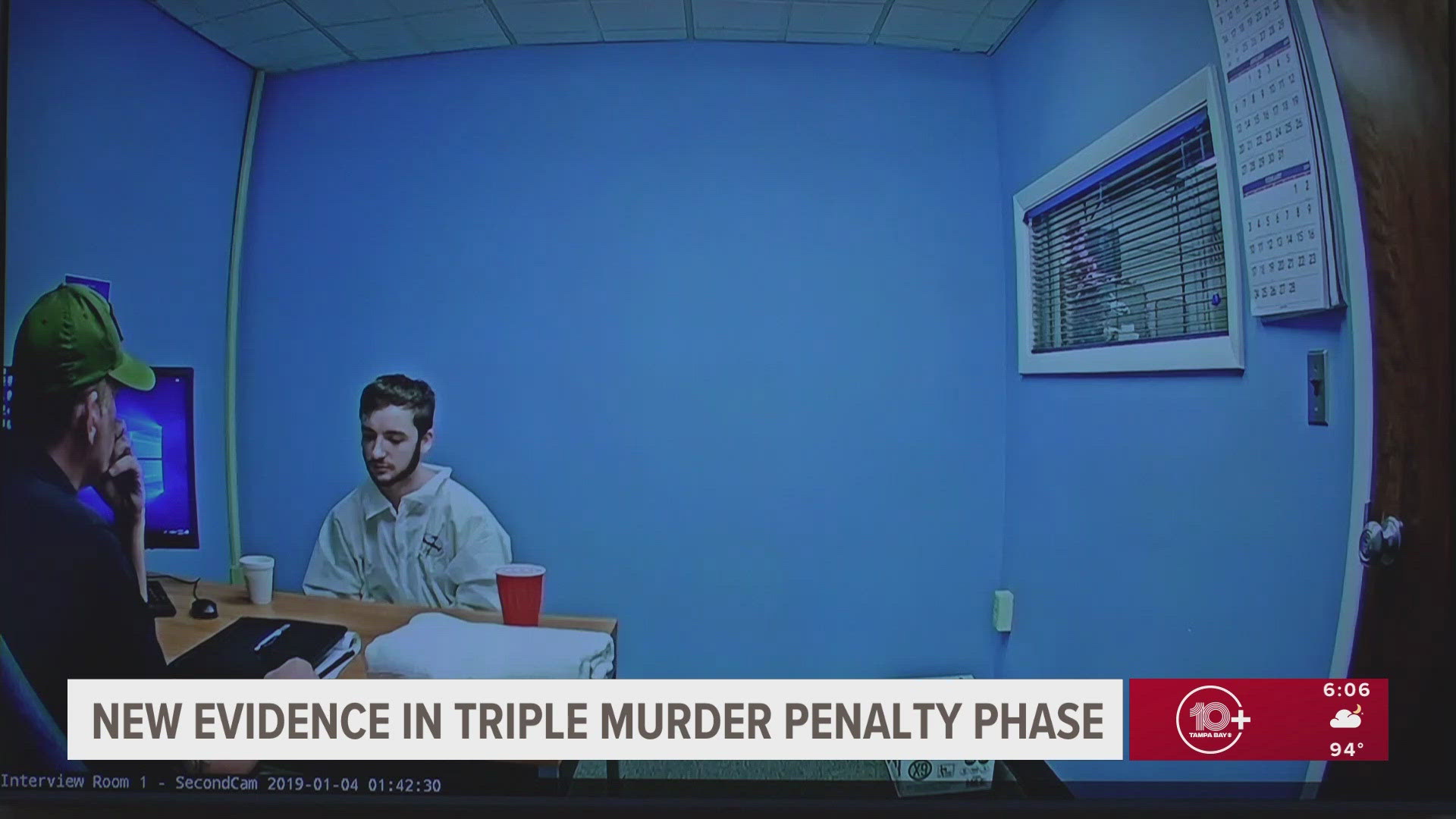 Video shows Nealy drawing a map for a Pinellas County detective showing where to find his wife, Jamie, who he said he killed about a year before killing her family.