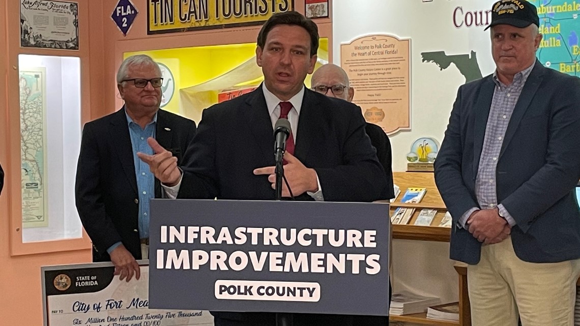 DeSantis announces $6.1M infrastructure funding for Fort Meade - Vimarsana News