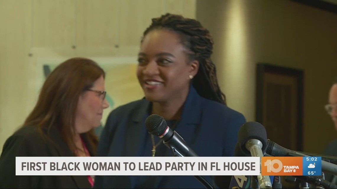 Rep. Fentrice Driskell makes history as first Black woman to lead party in state House