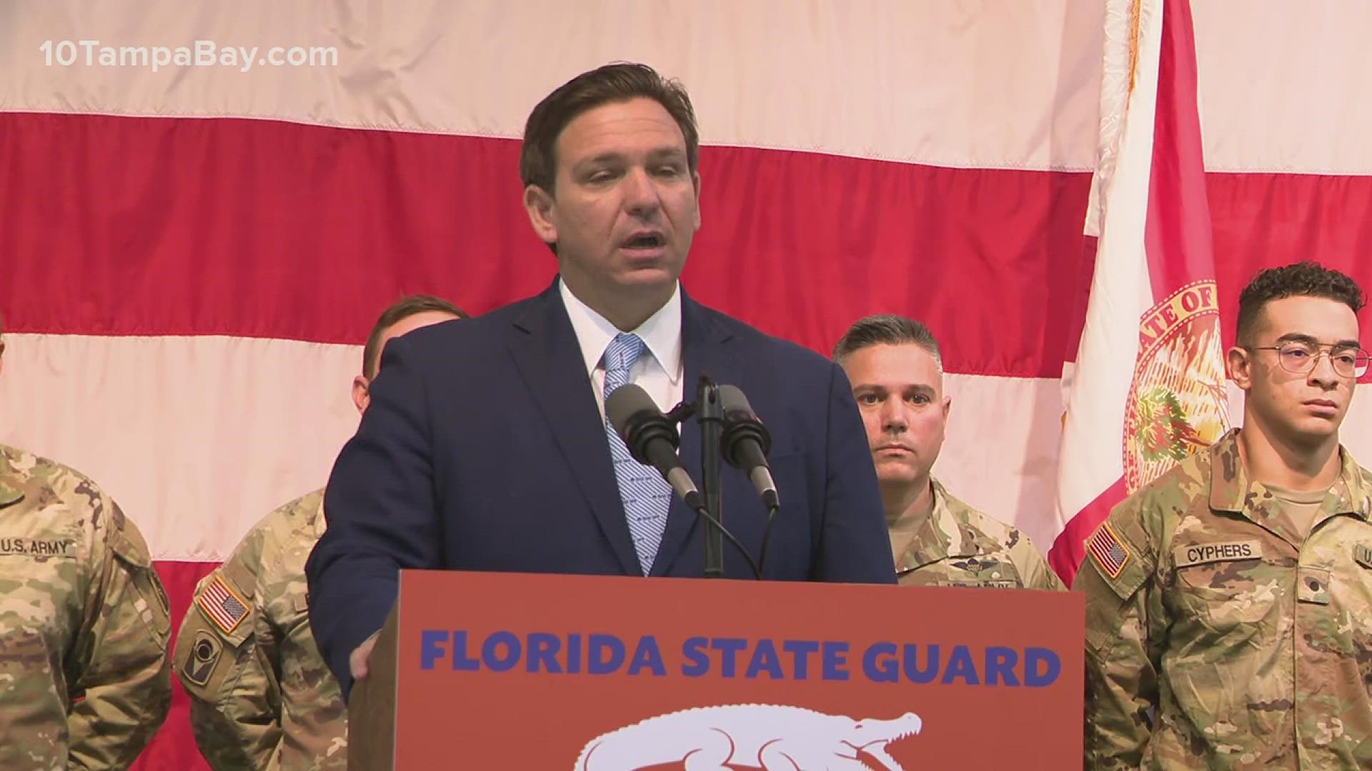 The proposal includes three new armories across Florida and scholarships for active military members.