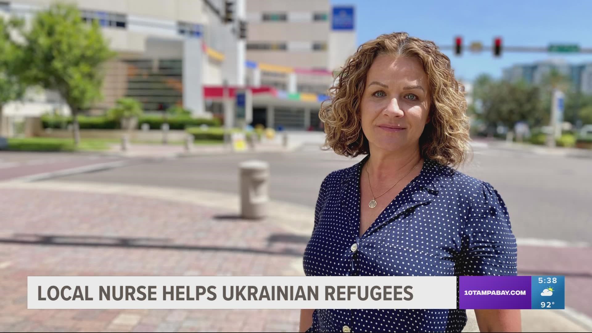 Lisa Prytula volunteered in an orphanage, refugee medical center and hospital in Poland assisting the millions of Ukrainians trying to escape war.