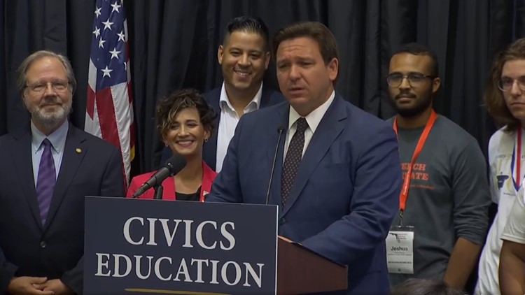 DeSantis touts civics education plan amid concerns of conservative bias in teacher trainings