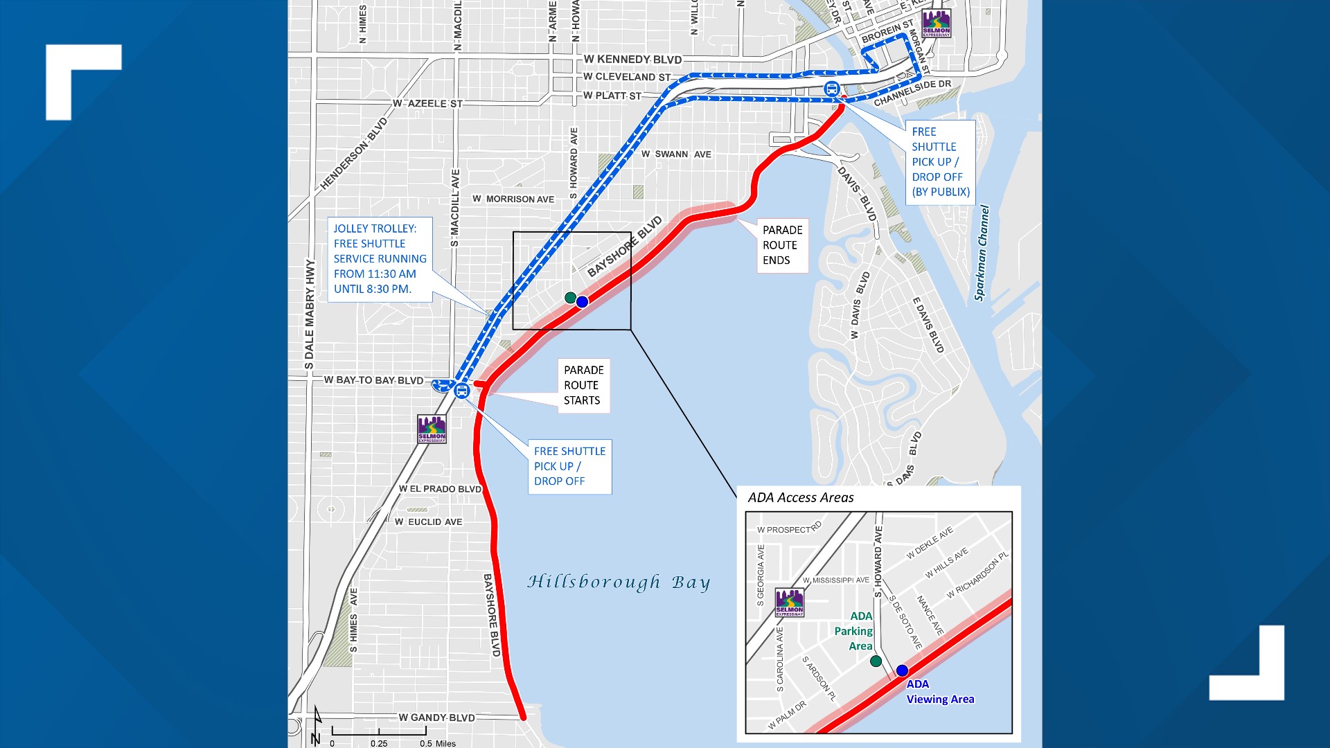 Children's Gasparilla Parade 2024 Date, parade route, parking