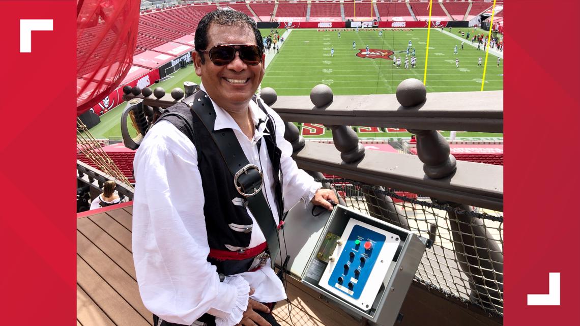 Buccaneers pirate ship cannot fire cannons during Super Bowl LV