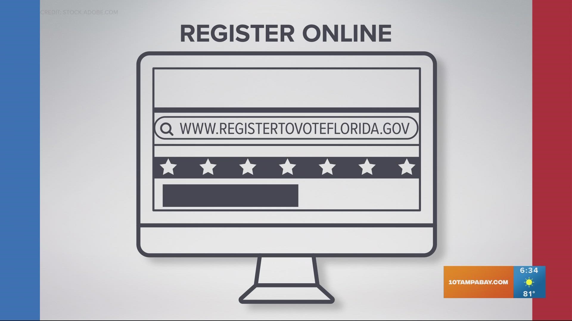 Here's how to register to vote in the August primaries by the July 25 deadline.