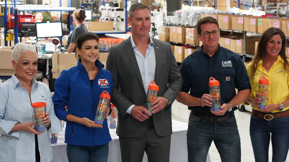 First Lady Casey DeSantis partners with Tervis for tumbler to benefit Hurricane Ian relief