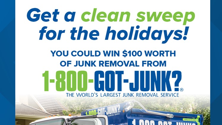 Enter to win $100 worth of junk removal from 1-800-GOT-JUNK!