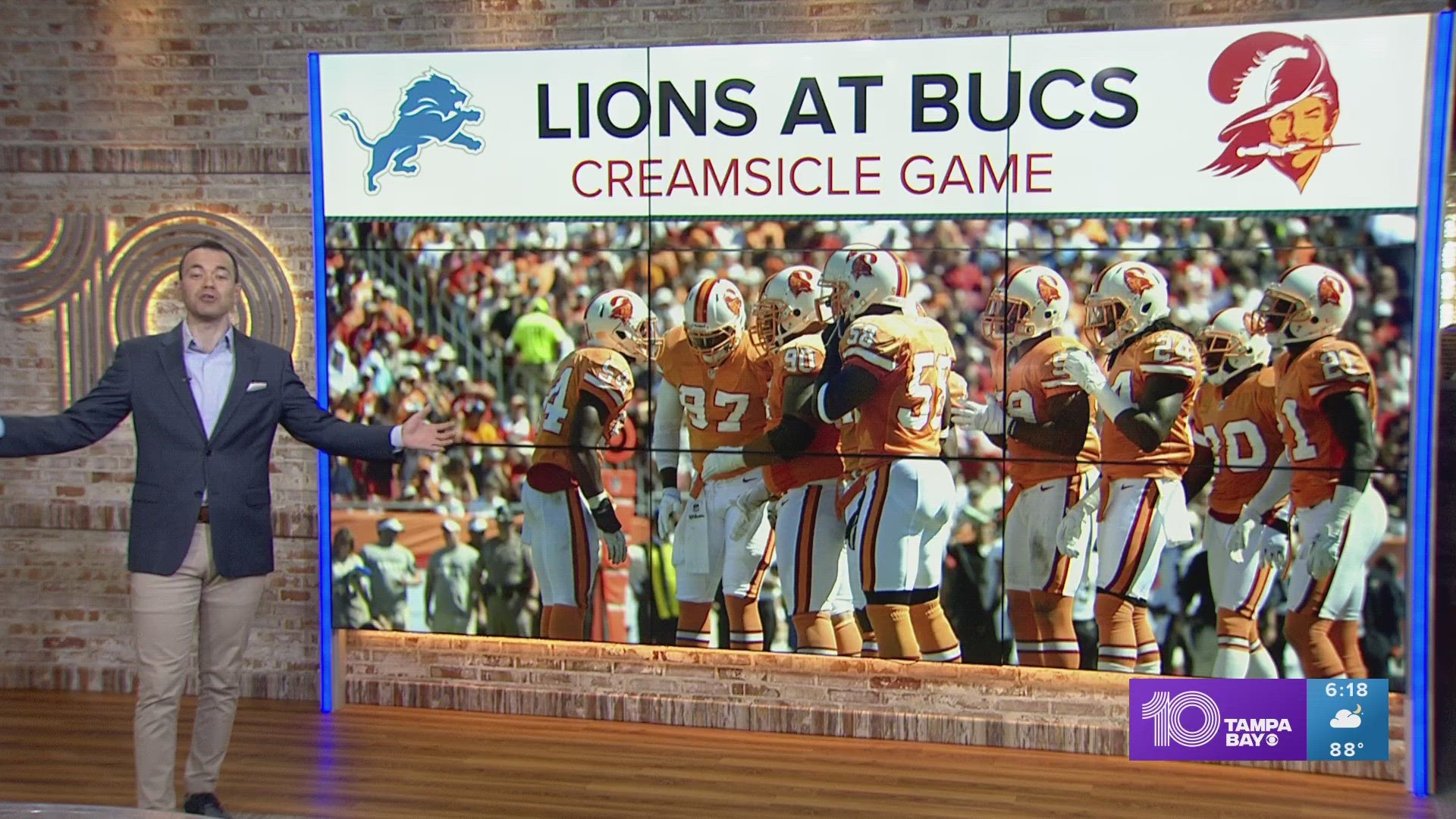 Bucs to wear iconic creamsicle uniforms in Week 6 against Lions
