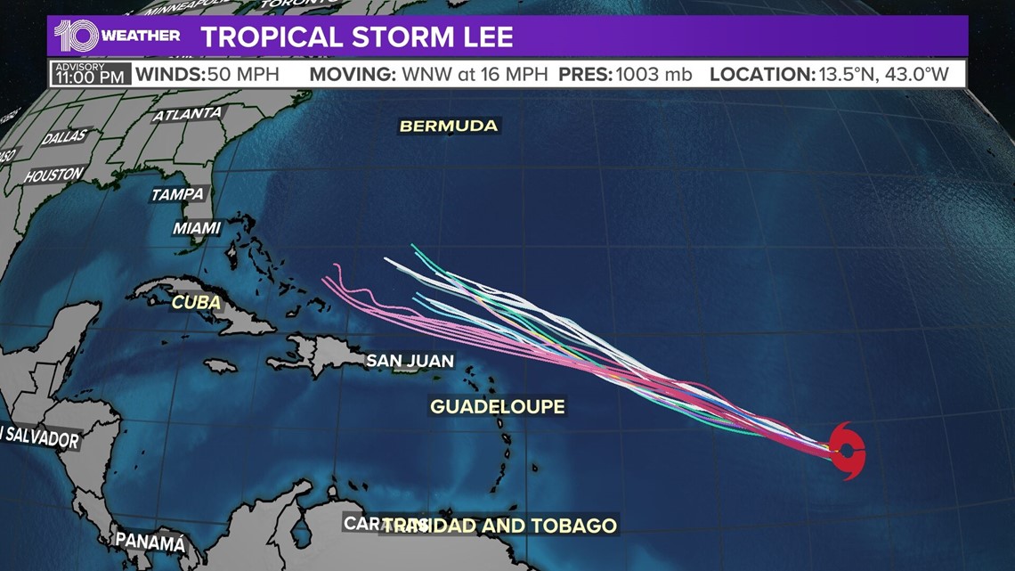 Tropical Depression 14: Latest Storm Track, Spaghetti Models 