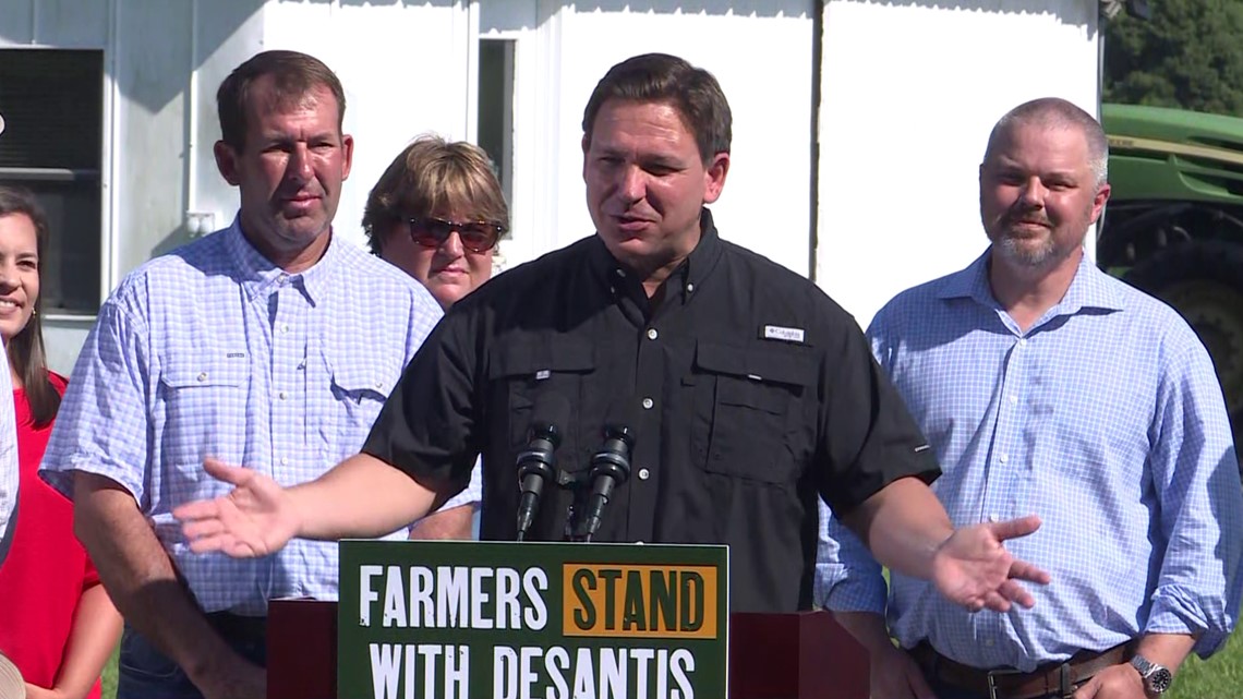 Gov. Ron DeSantis endorsed by FarmPAC in Hillsborough - Vimarsana News