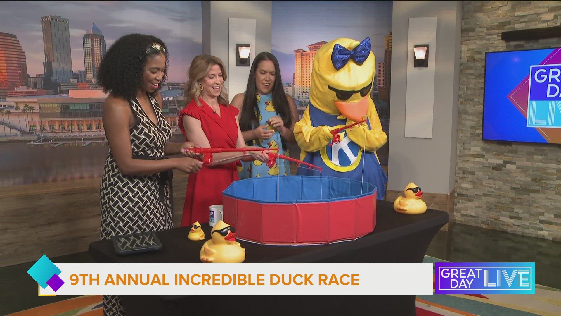 The Kiwanis Club of Tampa hosts its annual rubber duck race along the Hillsborough River to raise money for various children’s programs and charities.