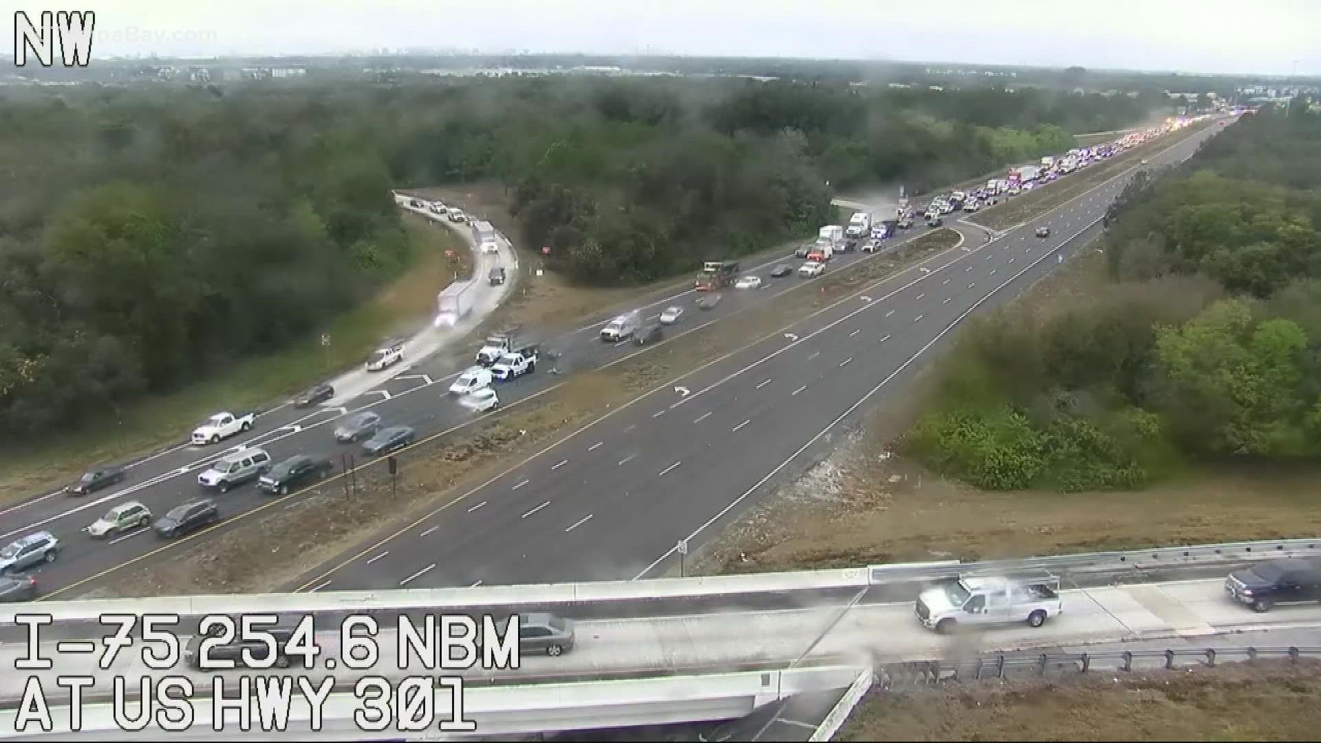 Man killed in crash on I75 at Gibsonton Drive