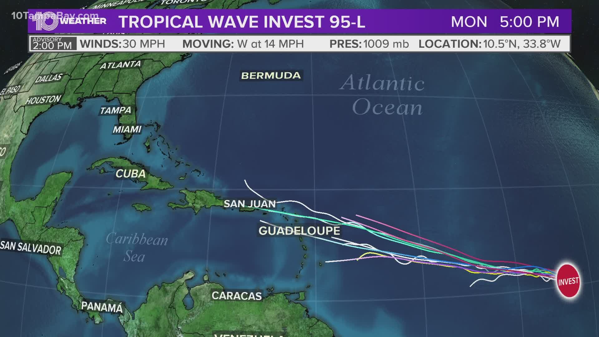 10 Tampa Bay Chief Meteorologist Bobby Deskins takes a look at the tropics.