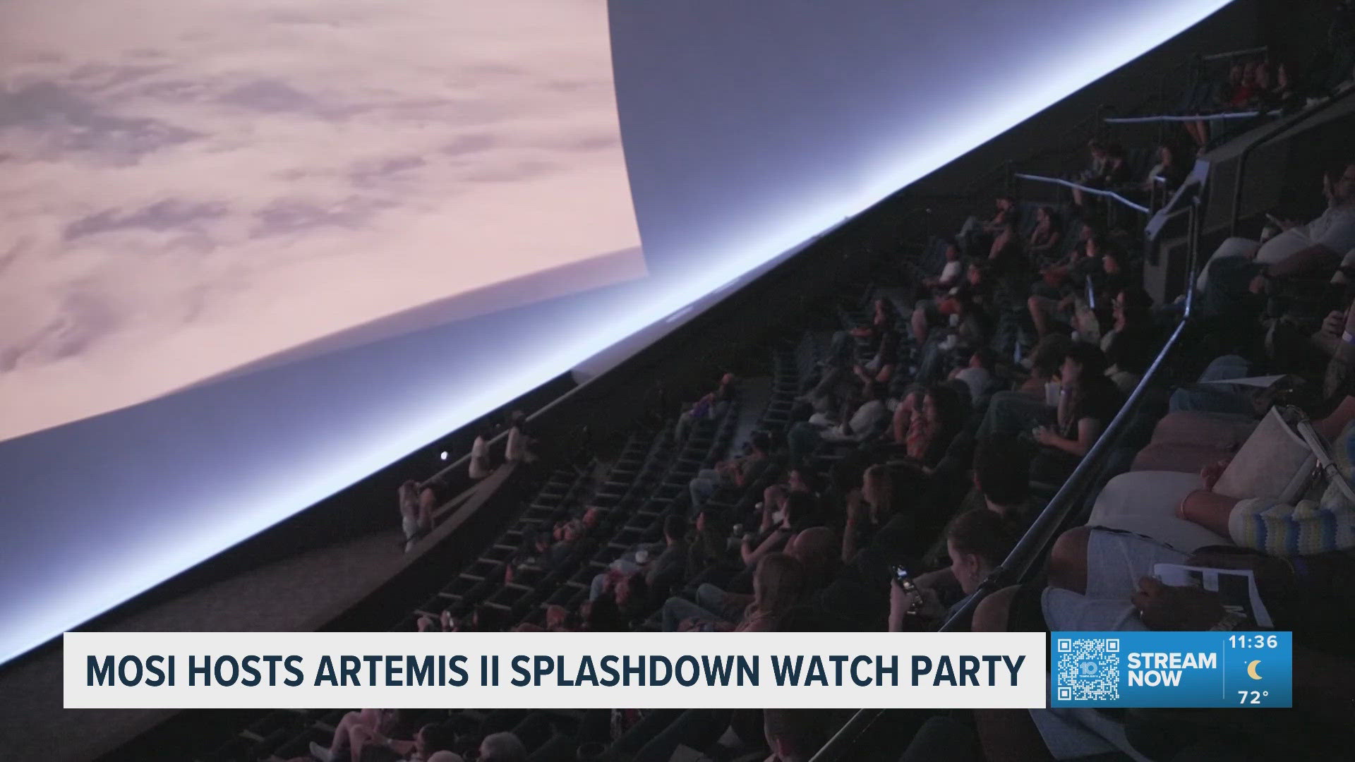 MOSI holds watch party in Tampa for Artemis II splashdown | wtsp.com