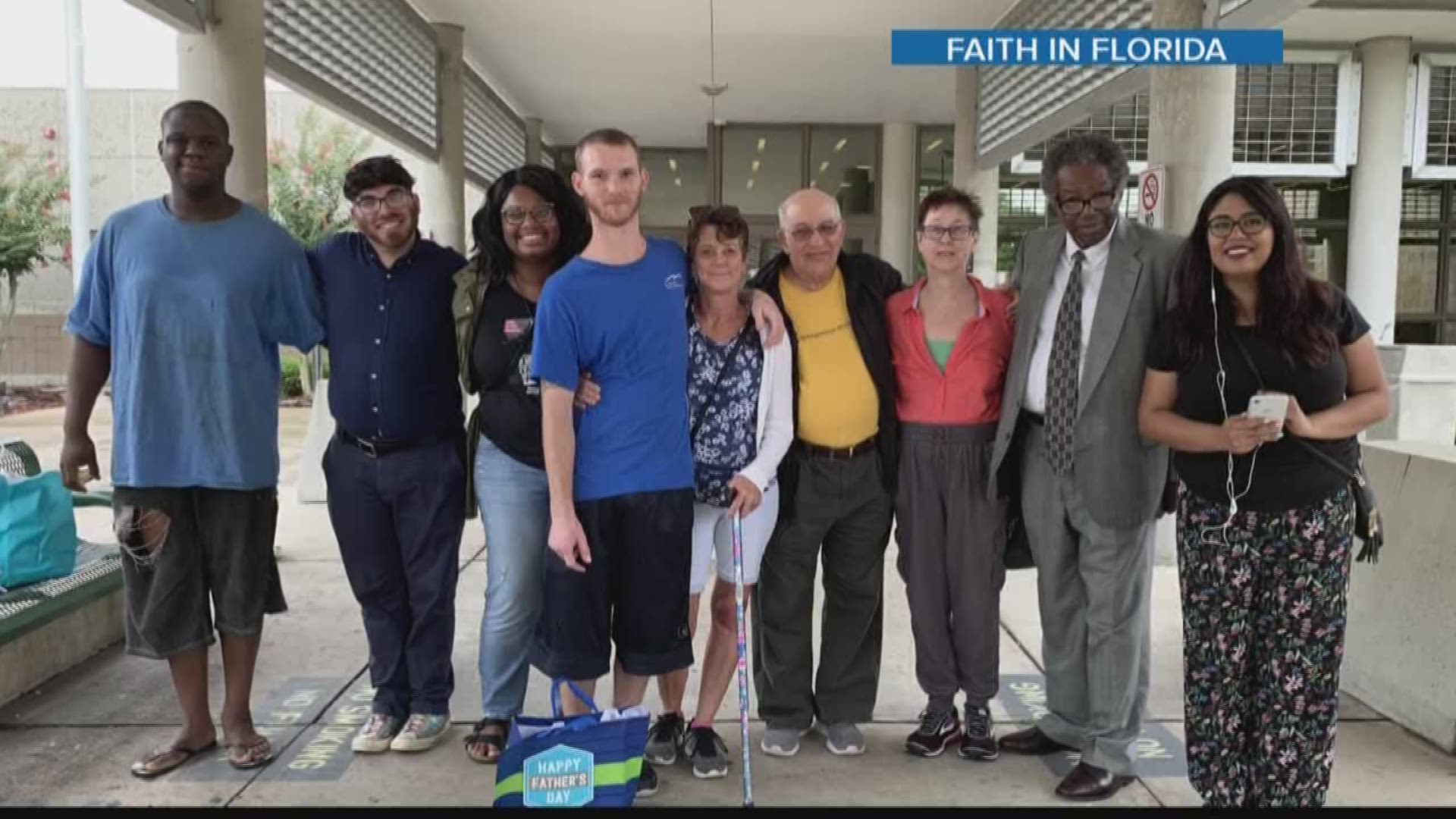 This Father's Day was extra special for a man in Hillsborough County, who thought he wouldn't get to see his kid this holiday.

He was in jail for a non-violent misdemeanor crime and was unable to make his $250 bail.

The group Faith in Florida surprised him and paid it for him. They posted bail for two other men as well.
