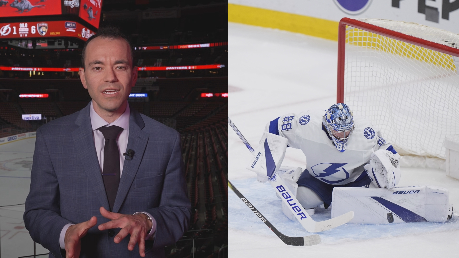 For the second year straight, the Tampa Bay Lightning are bounced from the playoffs in the first round. 10 Tampa Bay Sports Director Evan Closky was at the game.