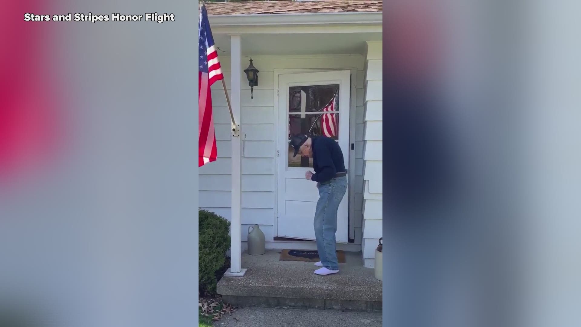 Navy pilot Chuck may be 97-years-old, but in a now-viral video, his smooth moves prove he's still young at heart.