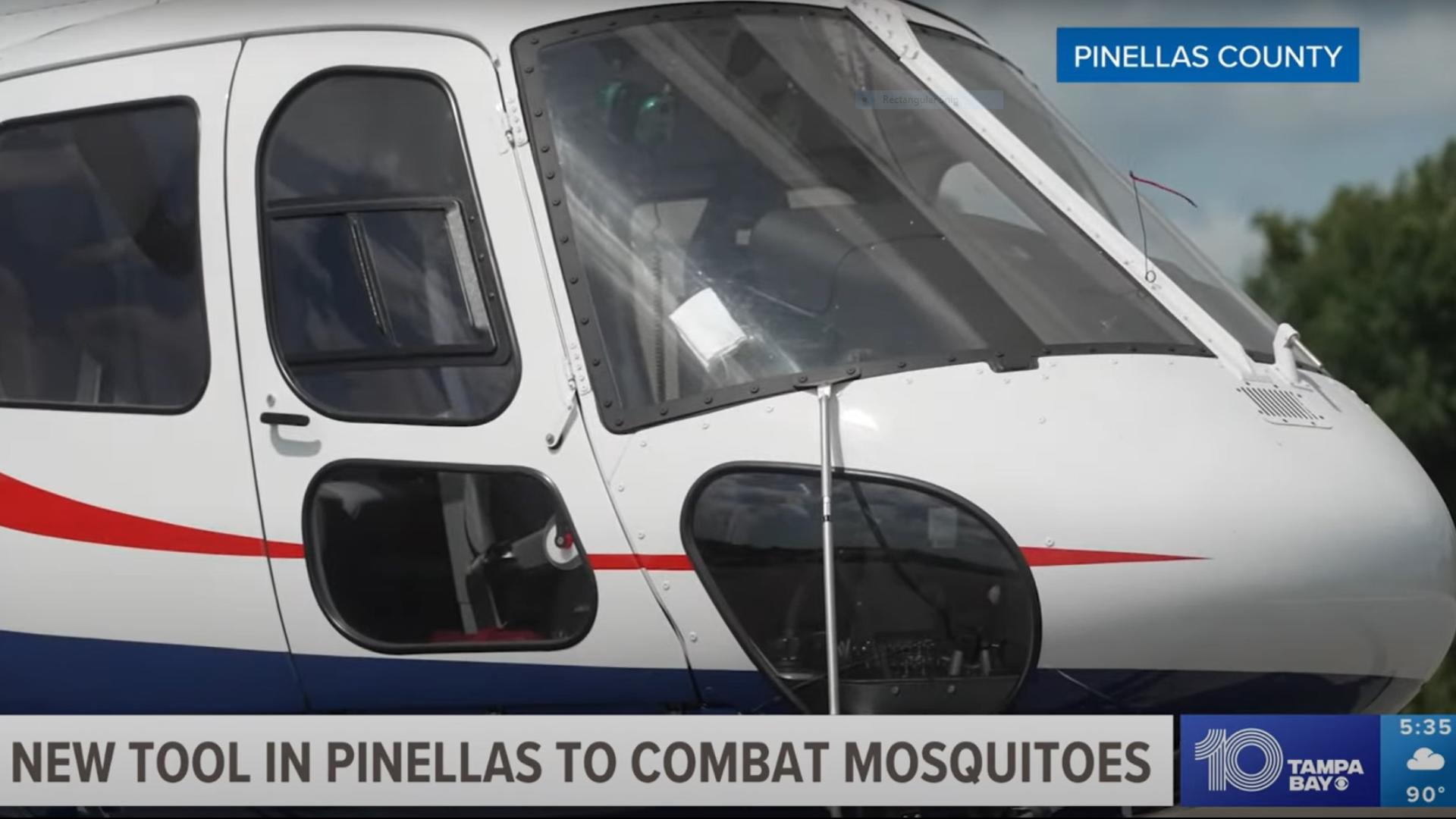 Larvacide is being sprayed across Pinellas County to combat the rise in mosquitos and dengue fever cases.
