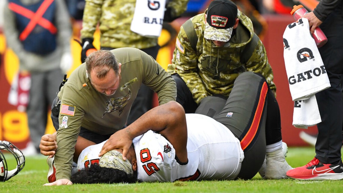 Tampa Bay Buccaneers nose tackle Vita Vea expected to miss rest of the  season after breaking leg, NFL News