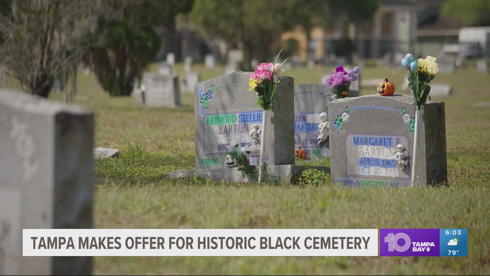 A property investor purchased the cemetery for $18,000 in an auction that lasted less than four minutes.