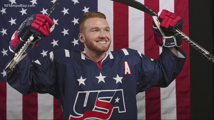 Tampa native scores 2 goals in US Paralympic sled hockey gold medal win
