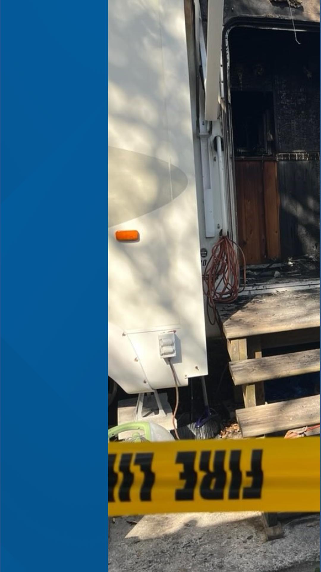 Woman arrested in Sarasota County camper fire that left man dead | wtsp.com